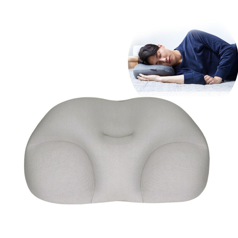 3D Neck Micro Airball Pillow Deep Sleep Addiction Head Rest Air Cushion Pressure Relief Pillows Washable PillowCase Covers