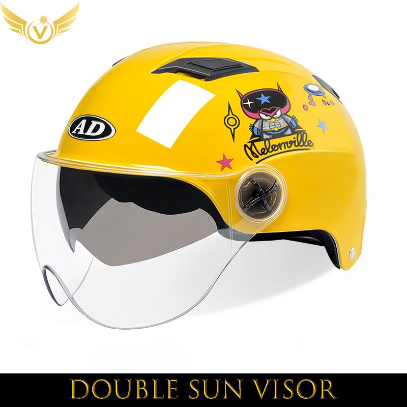 V Casco scooter elettrico proprietà V elicottero Caschi moto Cascata di sicurezza Soman Articoli urbani Donna Uomo Attrezzatura moto: esercito verde