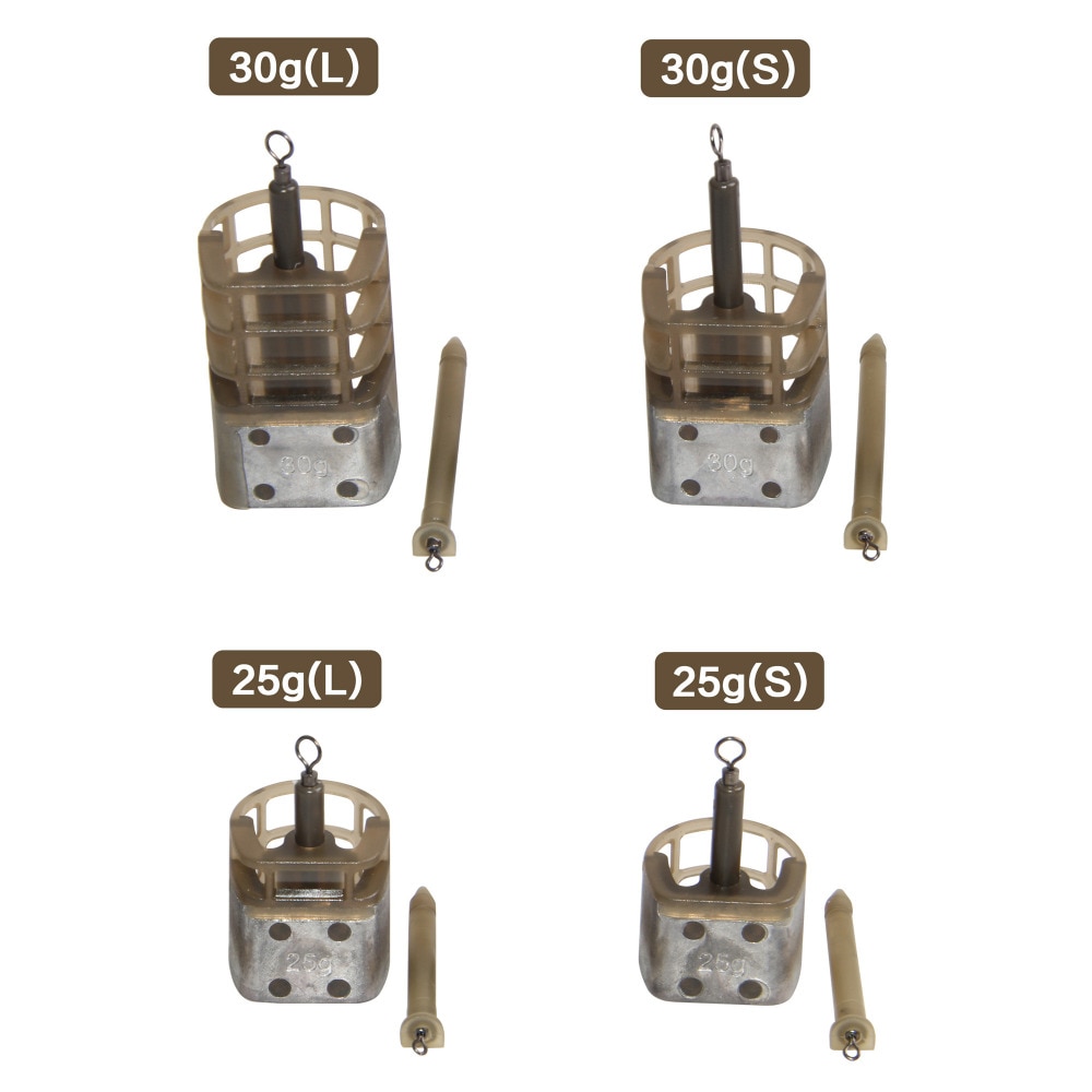 EASY CATCH 5pcs 25g 30g carp Fishing Feeder tackle bait thrower food holder Cage for ice fishing equipment tackle