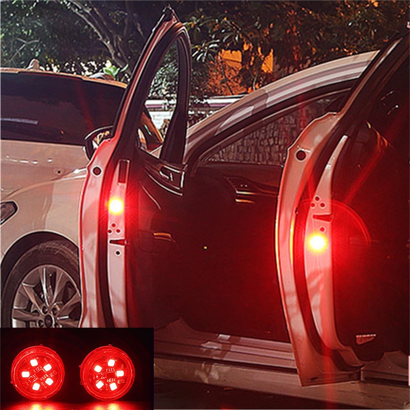 2pcs LED Car Door Opening Warning Lights for DACIA SANDERO STEPWAY Dokker Logan Duster Lodgy