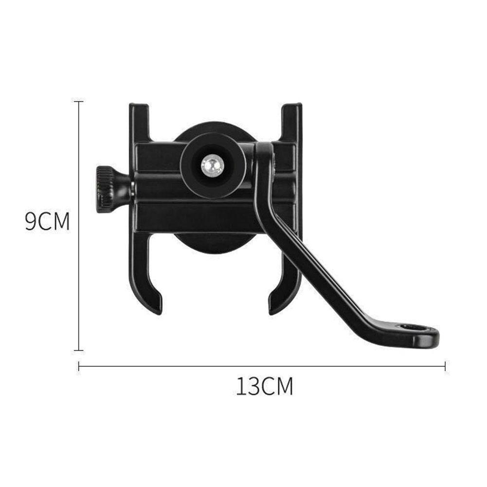 Aluminium Motorfiets Fiets Telefoon Houder Fiets Gps Beugel Bike Ondersteuning Clip Spiegel Fietsstuur Mobiele Telefoon Houder