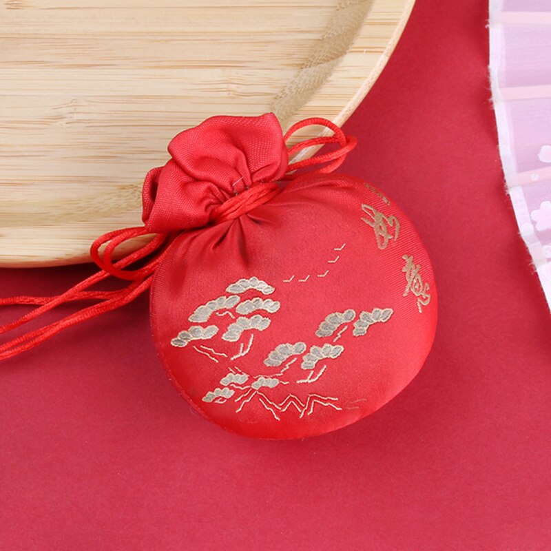 Sac en brocart traditionnel chinois, sac vide, prière pour la paix, sac à emporter, pendentif, sac brodé pour voiture