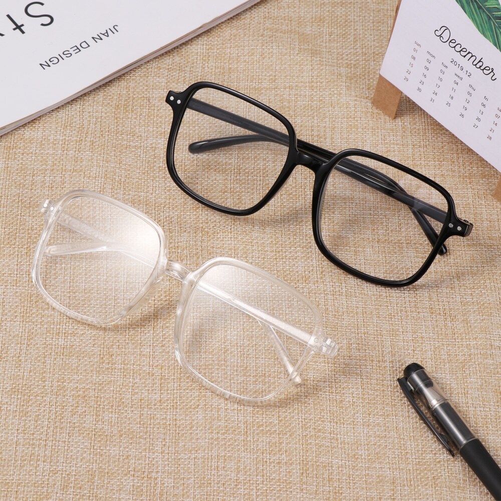1PC Anti Blue Ray Eyeglasses PC Glasses Frame Computer Gaming Eyewear For Women Square Optical Spectacle Frames