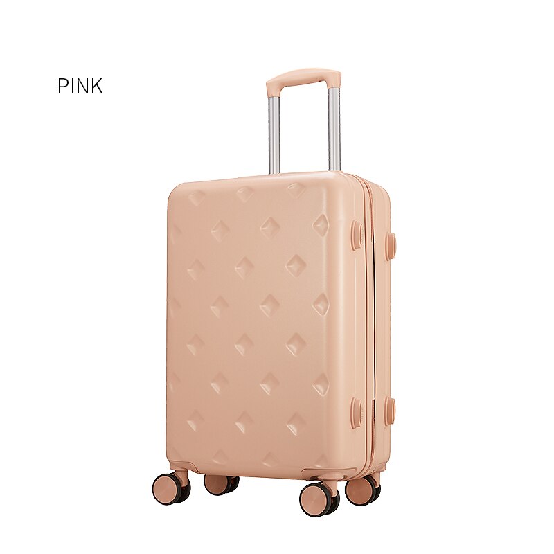 Maleta Mini 20 pulgadas equipaje rodante Maletas De Viaje viajes De negocios equipaje rodante llevar-contraseña maleta 캐리어 شنط سفر: Pink / 22 pulgadas