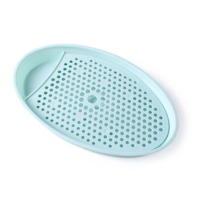 Kitchenace 1pc plast kjøkken dreneringsplate til dumplings kinesisk dumpling jiaozi retter praktisk dumpling container gagets: Grønn