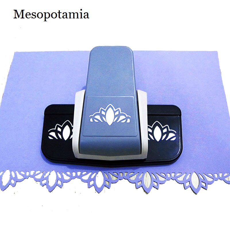 DIY Scrapbooking Hollow Crown Petals Flower Silk Lace Big Embossers Printing Cutter Embossing Machine Scrapbooking Kids Craft