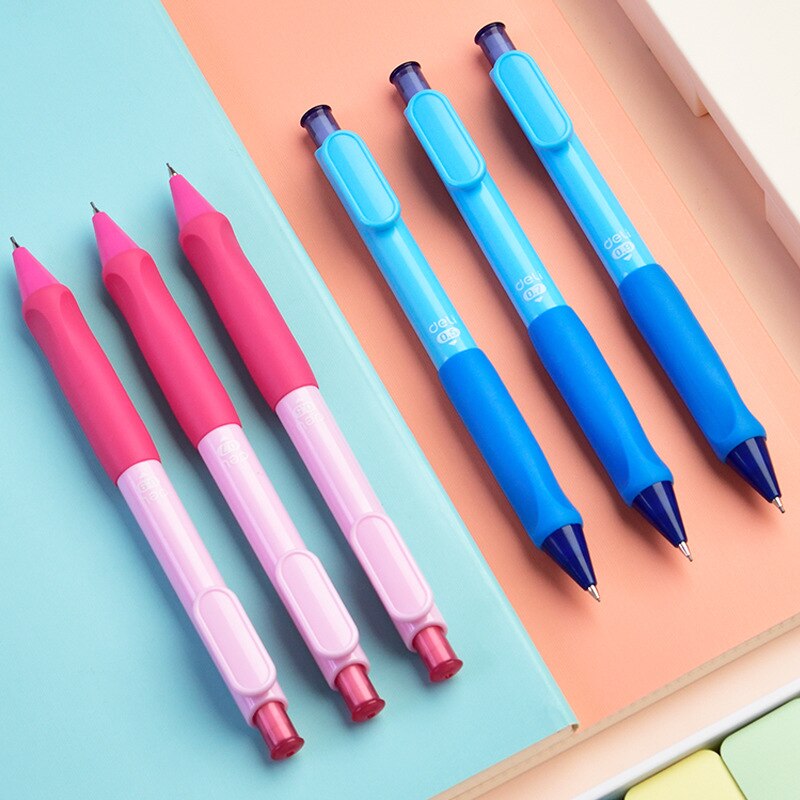 Lápices mecánicos de papelería para niños, útiles de papelería para pupila, bolígrafos pequeños y creativos, mecánicos
