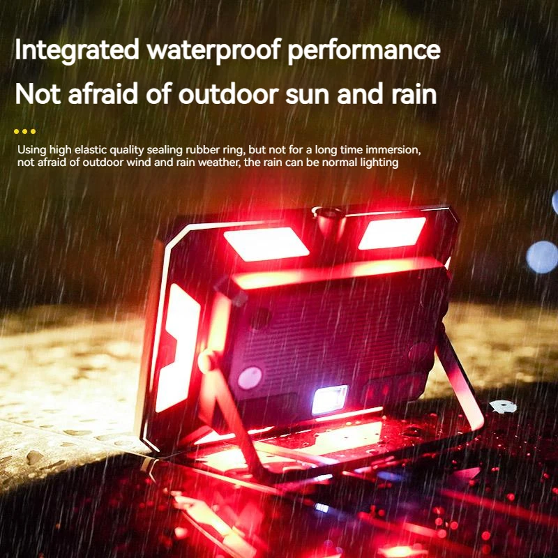 Luz LED para tienda de campaña, reflector recargable, iluminación de emergencia para exteriores de alta potencia, lámparas de noche colgantes portátiles impermeables