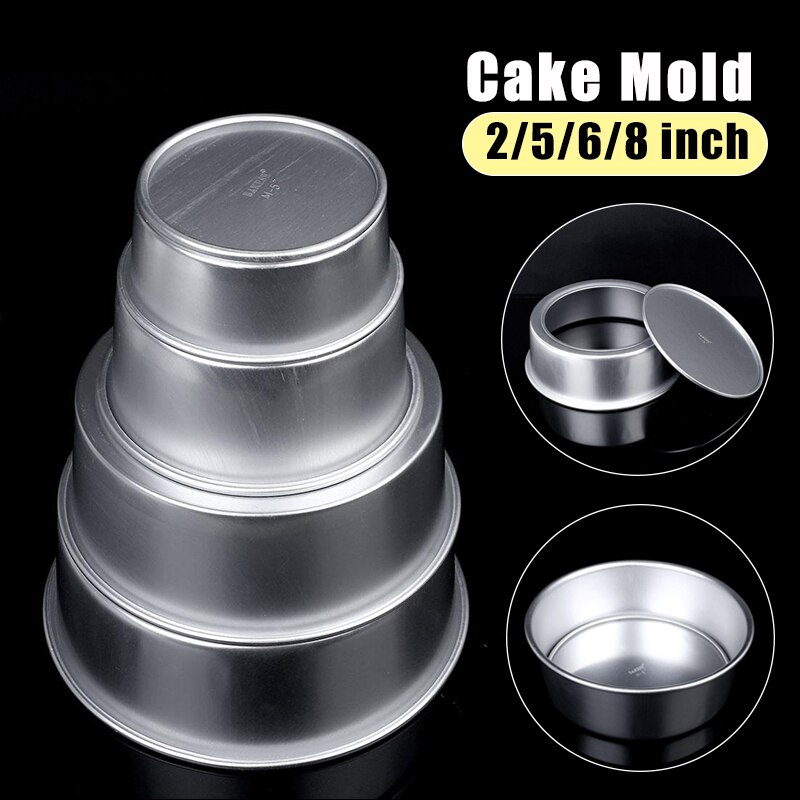 6 inch Alloy Removable Bottom Round Cake Baking Mould Pan Tin Mold Bakeware Tray*