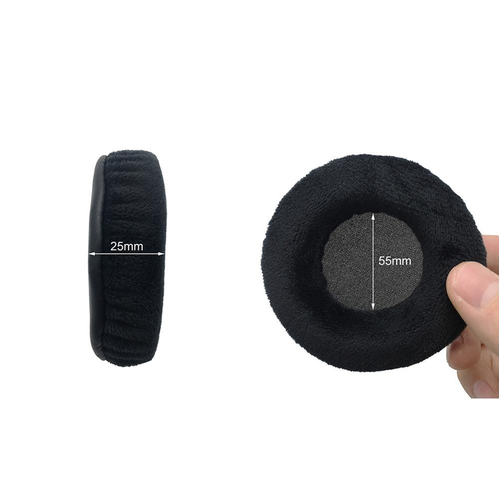KQTFT 1 Pair of Velvet Replacement Ear Pads for MSI DS502 DS-502 DS 502 Headset EarPads Earmuff Cover Cushion Cups