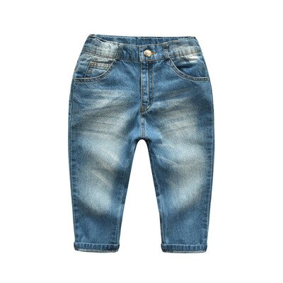 EAZII-Jeans de printemps automne pour filles | Vêtements en Denim décontracté és pour bébés filles, pantalons pour nourrissons: Without Elastic / 3T