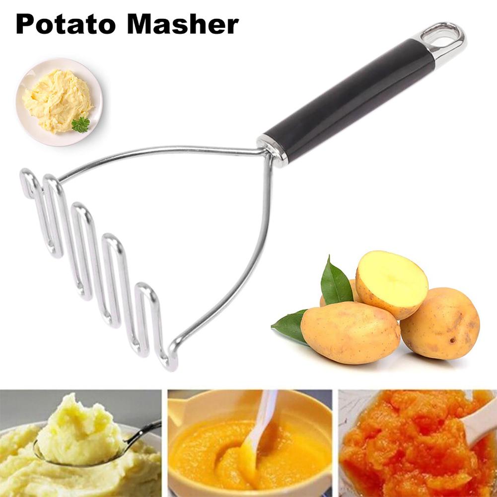 Stainless Steel Wave Potato Mashers Vegetable Fruit Cutter Crusher Baby Food Pumpkin Press Mud Kitchen Cooking Accessories