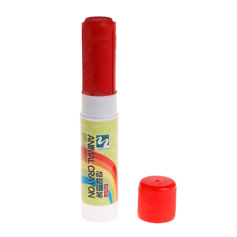 Pet Marker Farm Animal Marking Identify Crayon Pig Cattle Cow Sheep Pen Supplies Red Blue Green: Red