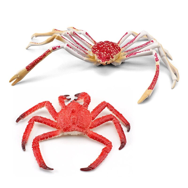 Kids Cartoon Toy PVC Made Realistic Ocean King Crab for Age 6+ Kids/Adults