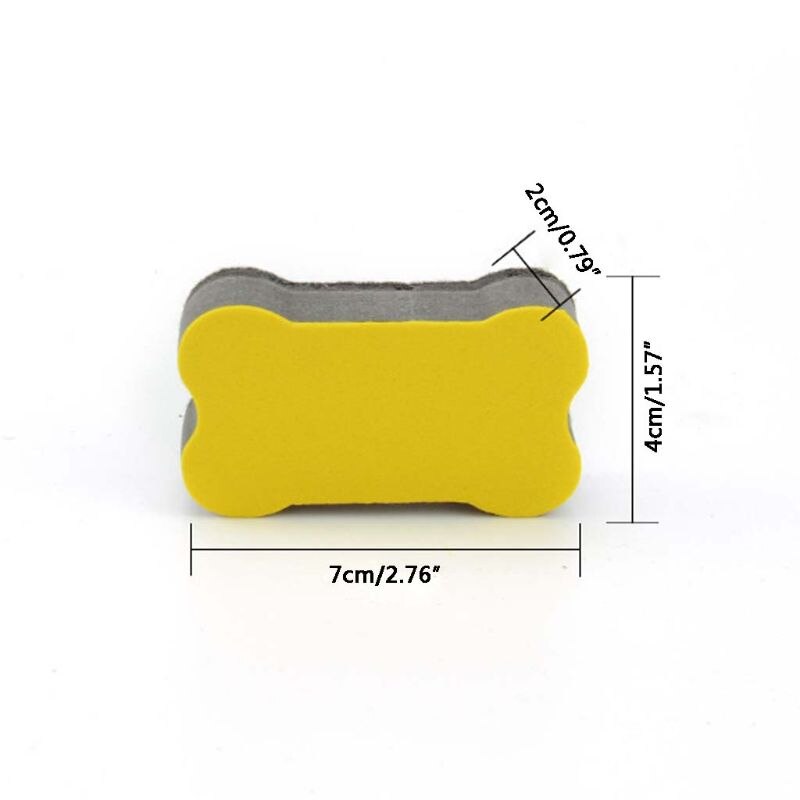 24 Pack Bone Magnetische Whiteboard Droog Gummen Marker Cleaner Veeg Voor Home Klaslokaal Kantoor Schoolbenodigdheden Briefpapier P9YA