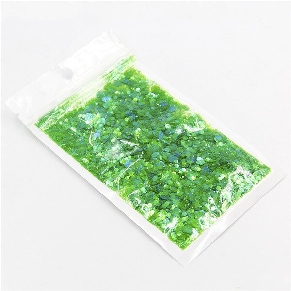 30G Pailletten Vulling Voor Clay Crystal Lijm Telefoon Geval Diy Handgemaakte Craft Decoratie: 5-green