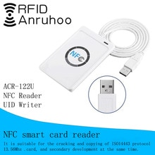 ACR122U Toegangscontrole Kaart Duplicator Rfid-lezer Nfc Encryptie Kraken Schrijver Smart Chip S50 Uid Kaart 13.56Mhz Key Copier