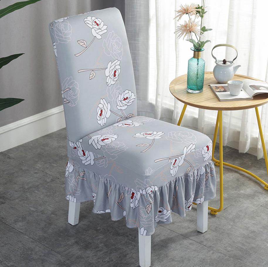 Stoelhoes hoes universele rugleuning hoes eettafel stoel stofhoes thuis eetkamerstoel kussen doek kunstwerk hoes  e11291: 14