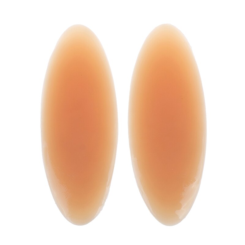 1 Pair Silicone Leg Onlays Leg Correctors Silicone Calf Pads Leg Onlays Soft Self-Adhesive for Crooked or Thin Legs