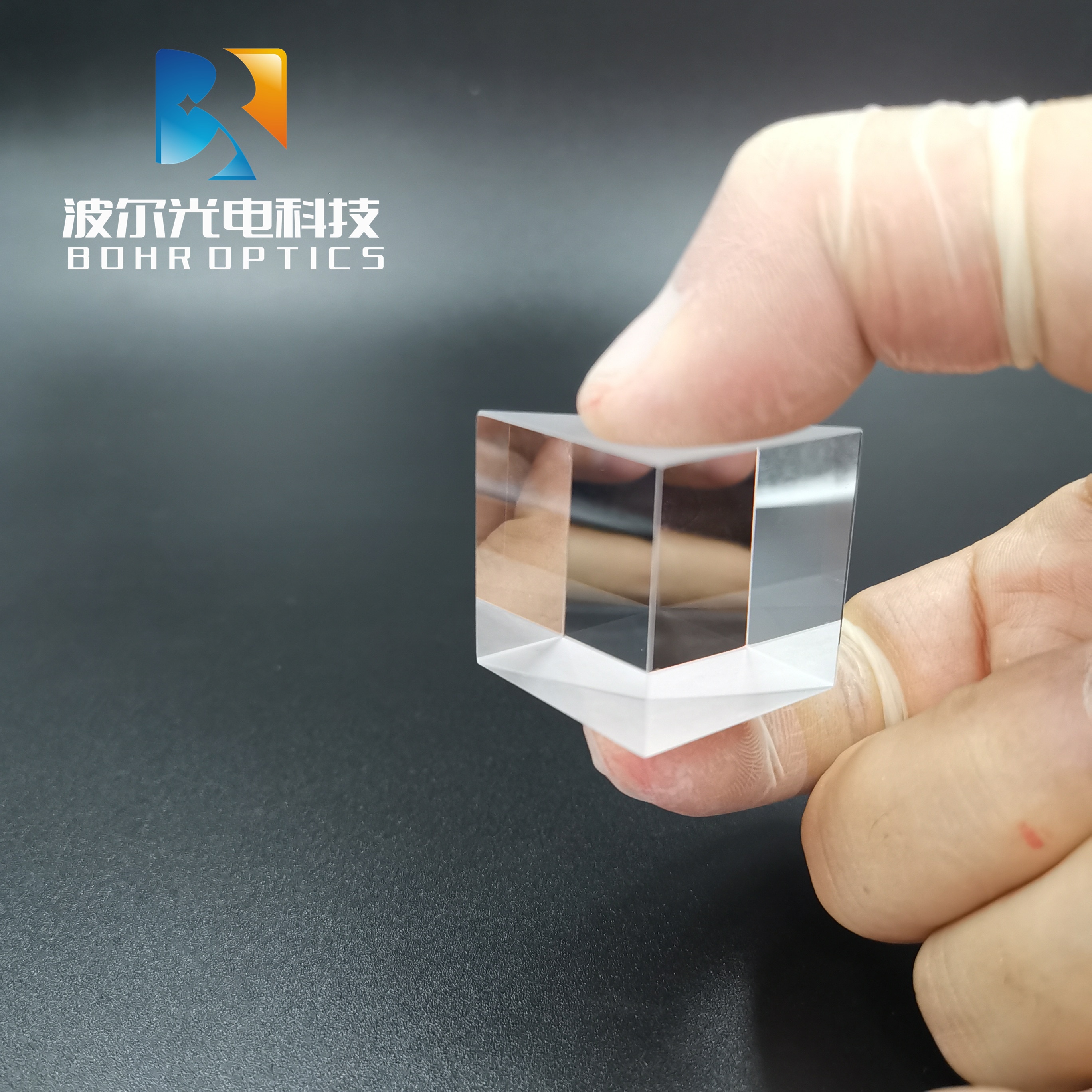 10 x 10 x 10mm retvinklet prisme uden belægning n -bk7 (k9)  optiske komponenter glas til optiske præcisionsinstrumenter