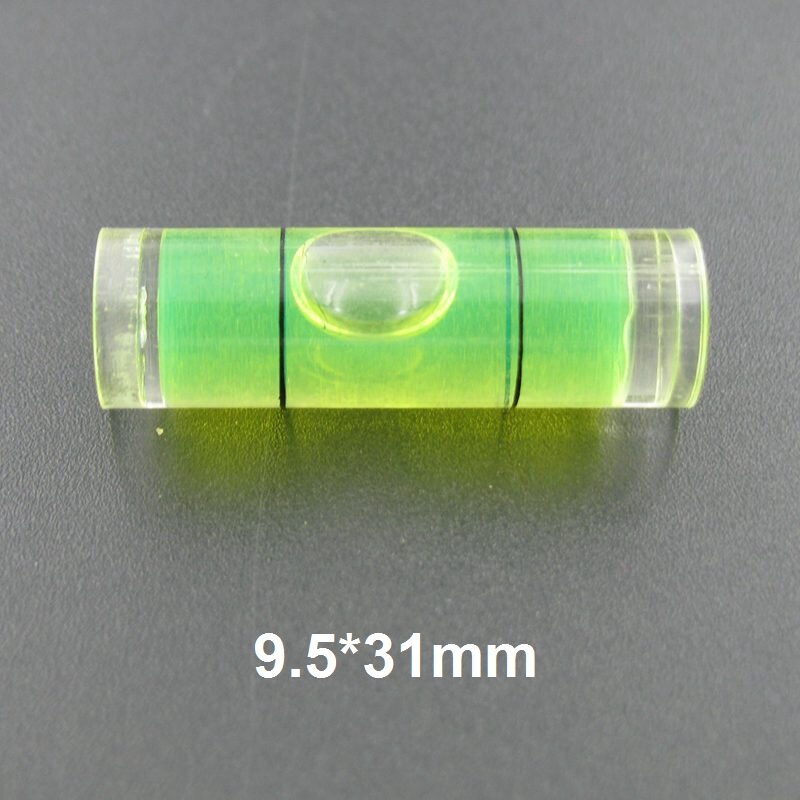 (100 Pieces/Lot) QASE Diameter 9mm Plastic Mini Spirit level Water level Indicator level measurement instrument: YC09531