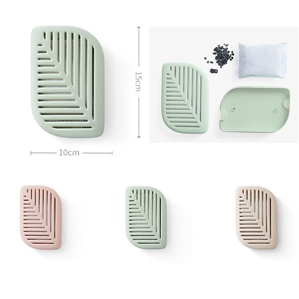 Leaf-Vormige Actieve Kool Ontgeuren Doos, Ontvochtigen En Ontgeuren Bamboe Houtskool Luchtzuiverende Tassen, 3 Packs