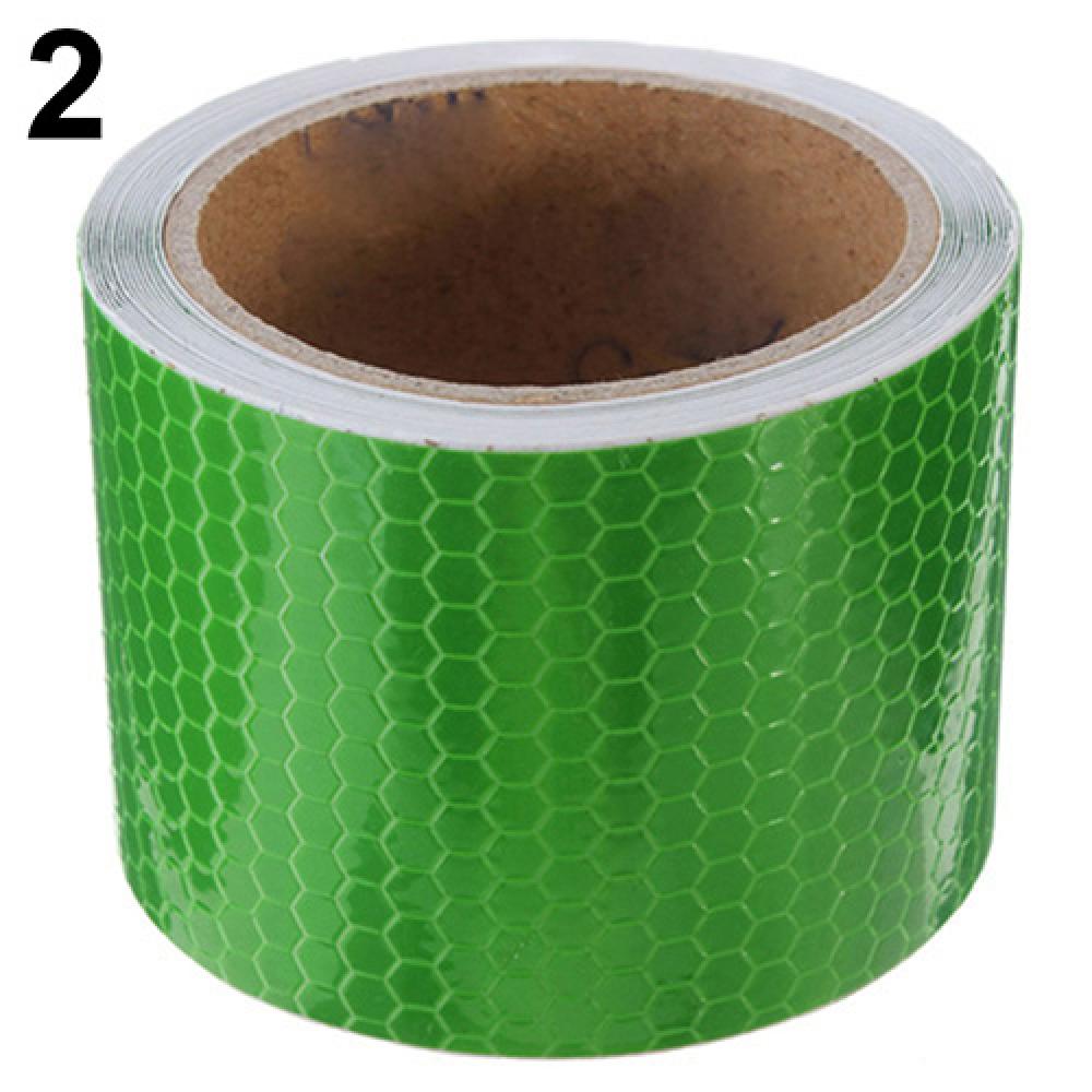 Auto Body Reflecterende Strips Stickers 3M X 50Mm Hoge Intensiteit Veiligheid Reflecterende Tape Zelfklevend Safty Tool Accessoires exterieur: Green