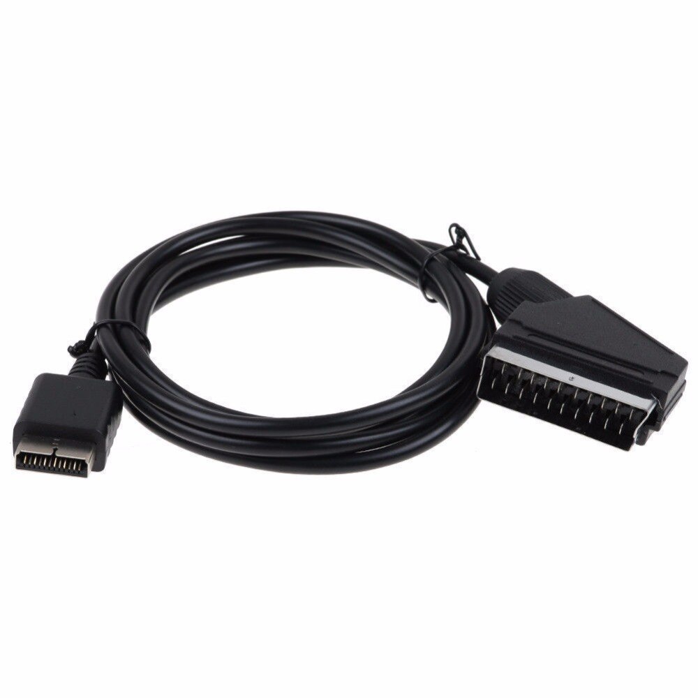 Cable Scart de 1,8 m para PlayStation 1, 2, 3, PsOne, s-limline, PS1, PS2, PS3, RGB