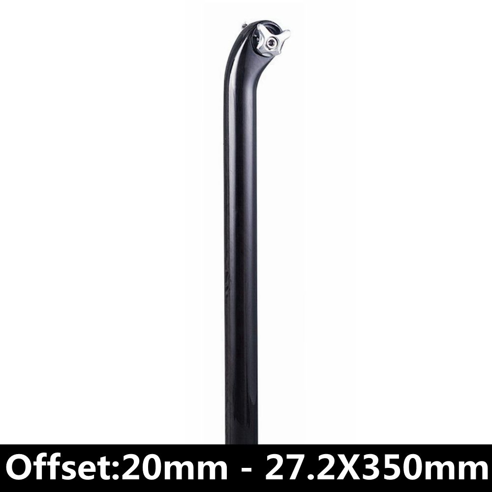 Glossy UD Carbon Fibre Bicycle Seat Post Cycling SeatPost Bike Seat Tube Parts Diameter 27.2mm 30.8mm 31.6mm Angle 5/20 Degrees: Offset 25mm 27.2X350