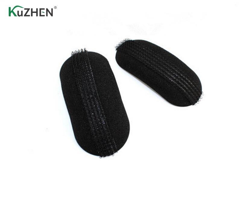 Broches para el pelo con de princesa, 2 uds., Base para el cabello, insertos de esponja para hacer moños en el pelo, accesorios de estilismo