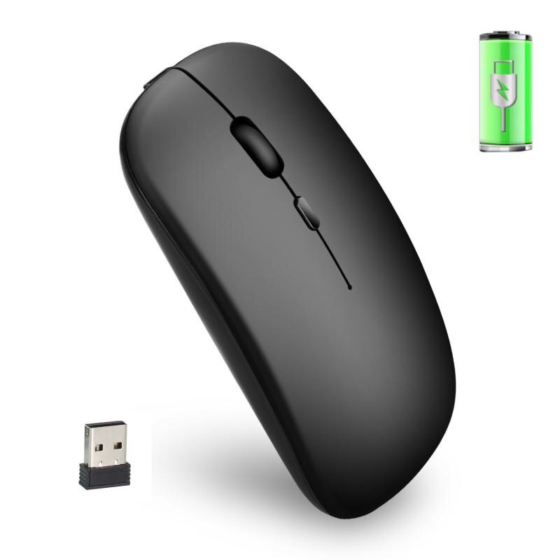 2.4G Wireless Rechargeable Charging Mouse Ultra-Thin Silent Mute Office Notebook Mice Opto-electronic For Home Office use