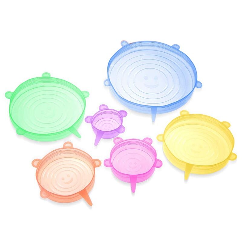 Silicone Stretch Lids - Ultimate Instalids Silcone Lids And Food Covers Huggers Container Silcone Lids Reusable Durable Good Ela: Default Title