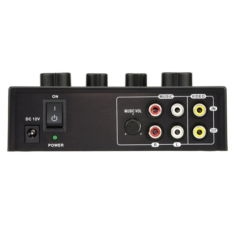 Top-mixer, mini-hallgerät, karaoke-vorverstärker, mikrofonverstärker – us-stecker