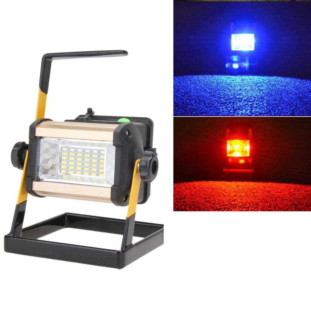 Foco LED portátil recargable 50W 36LED, foco de trabajo, lámpara de Camping, reflector portátil para iluminación de acampada