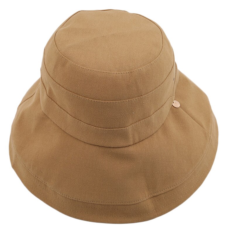 Grand chapeau d'été pour femme, couvre-chef de pêcheur de plage, Panama, Simple, uni, Hip Hop exquis, soleil, pêche en plein air, léger