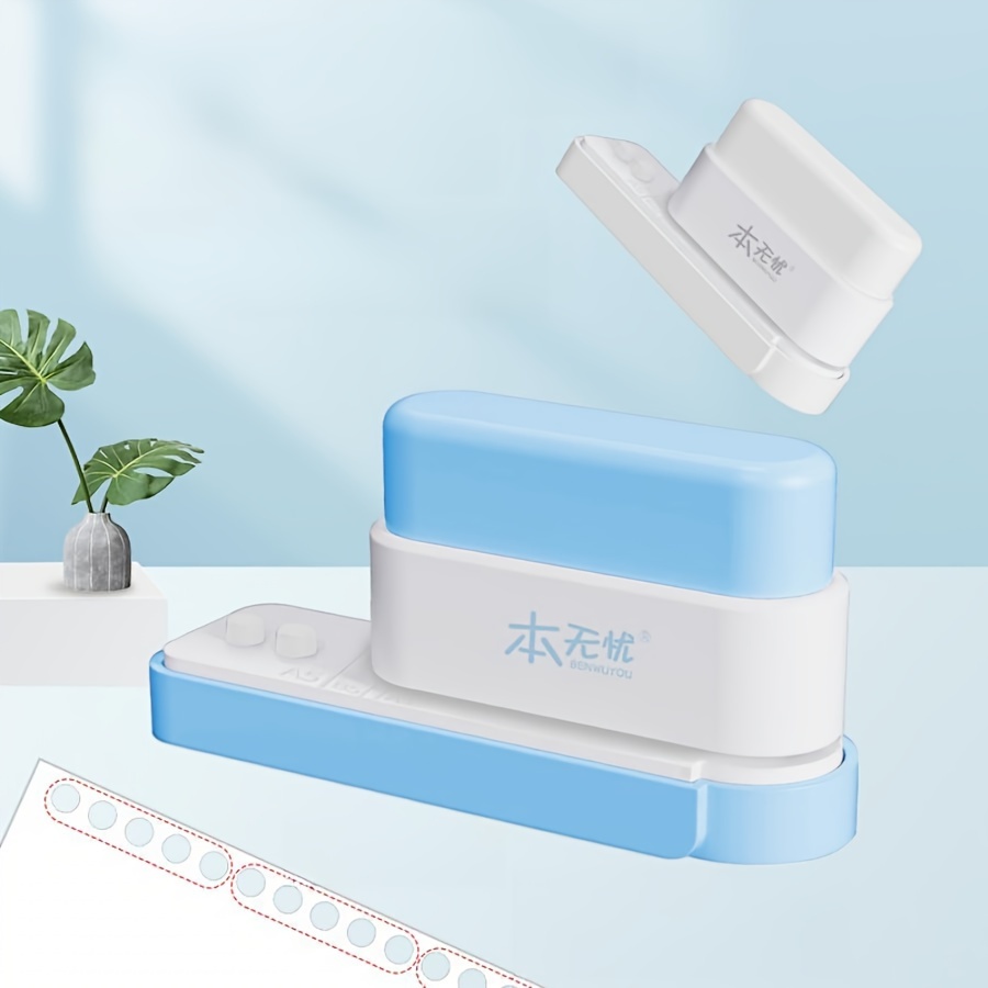 Perforateur à 5 trous pour classeur : organisateur de bureau – Parfait pour le bricolage de reliure de cahiers et de fichiers, outil de poinçonnage de papier artisanal