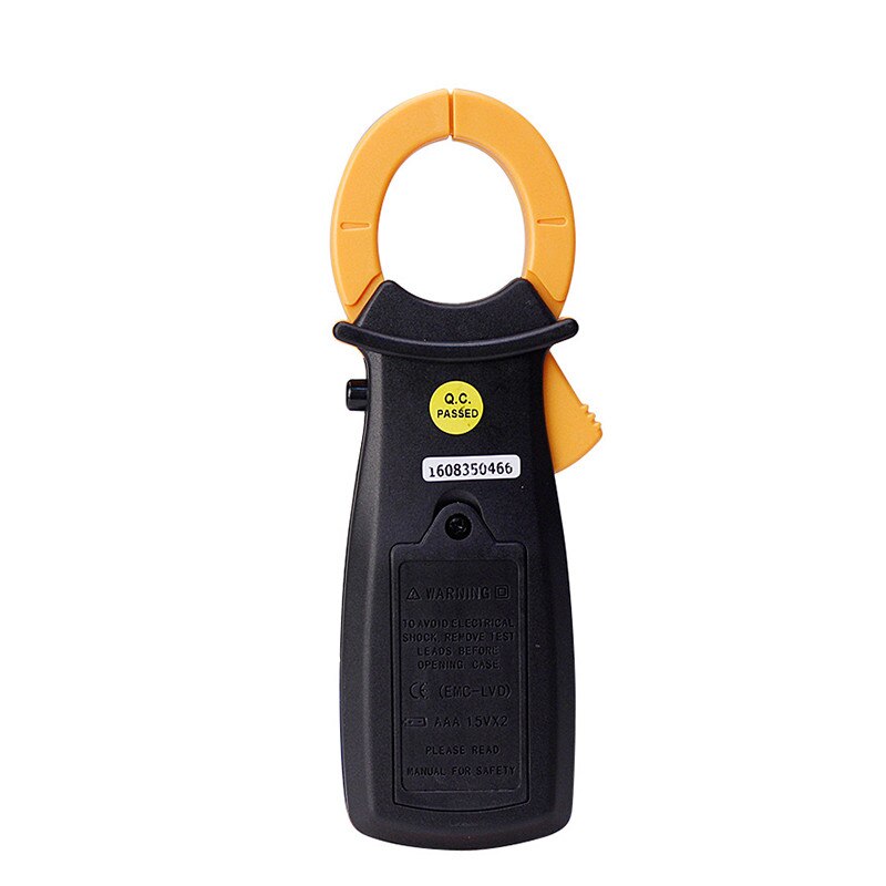 Digital clamp Meter 600V 400A 2MΩCurrent Clamp Adapter Clamp-On multimeter ammeter with Test Probes