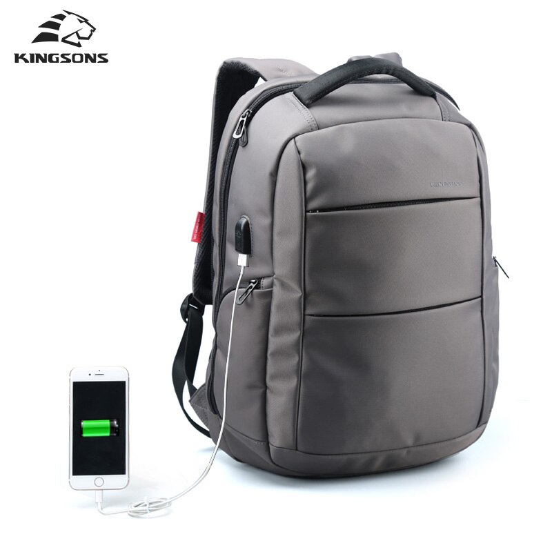 Kingsons à prova dwaterproof água das mulheres dos homens mochila 15.6 polegada portátil mochila masculino feminino sacos de escola anti-roubo para a menina do menino adolescente