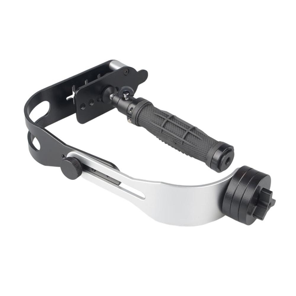 Mini Handheld Digital Camera Stabilizer Alloy Aluminum Video Stabilizer For Camcorders DSLRs HD DSLRs: black