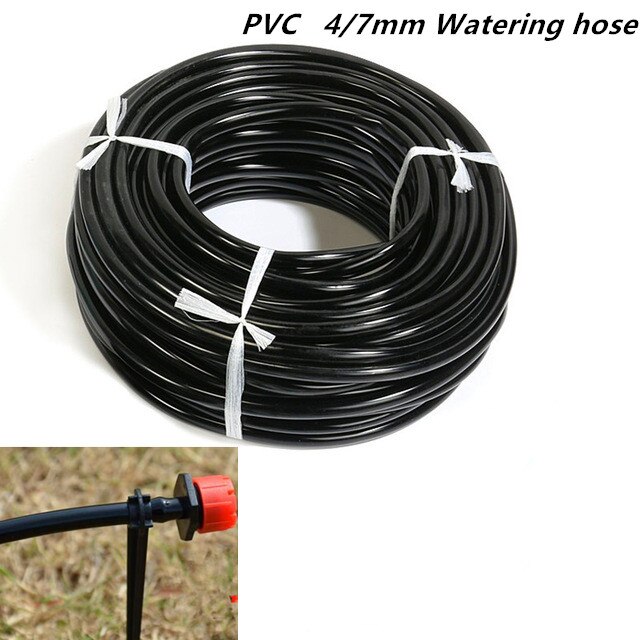 5 meter 4/7mm PVC Watering Slang druppelirrigatie Pijp Tuin Druppelsysteem Watering Tuinslang Voor Drip Arrow Emitters