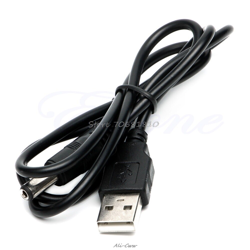 Usb A Male Naar 5.5*2.1Mm/0.21 * 0.08in Connector 5 Volt Dc Charger Power Cable Cord