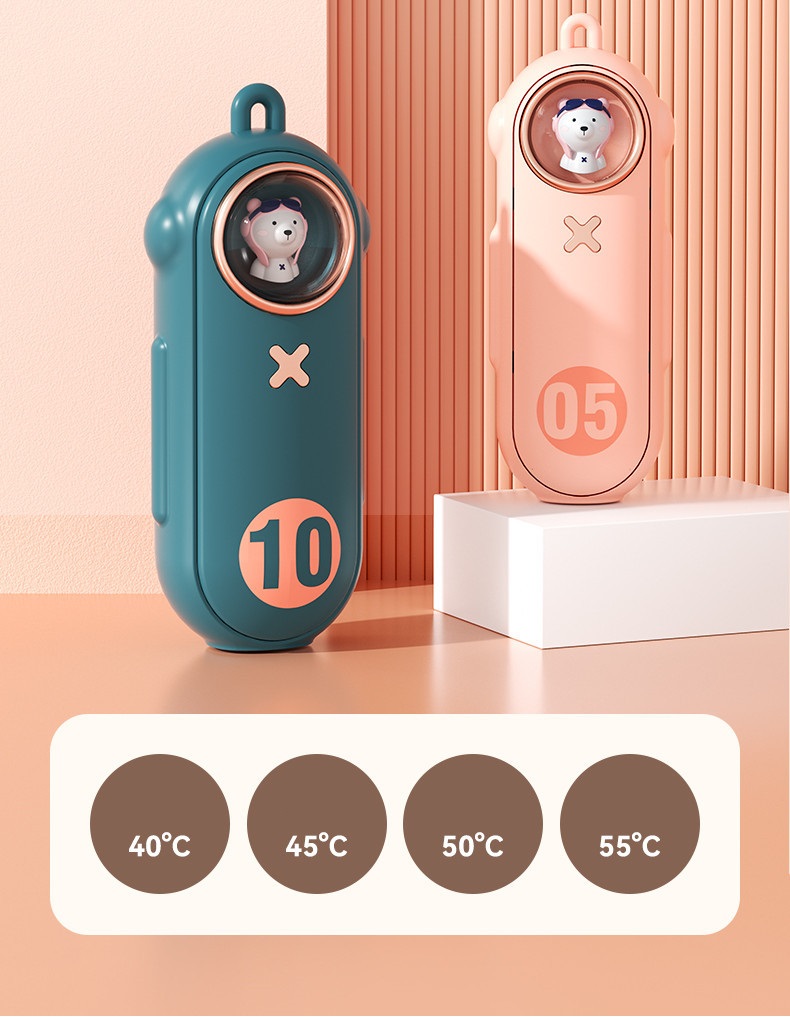 DC5V USB Rechargeable Mini Electric Heater Portable Hand Warmer 5000mAh / 10000mAh Power Bank