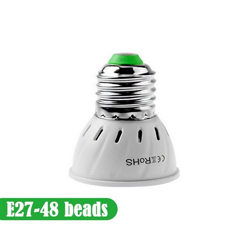 Led  b22 hydroponisk vækstlys  e27 led vækstpære  mr16 fuld spektrum 220v uv lampe plante  e14 blomst frøplante fitolampe  gu10: E27 / 80 lysdioder 220v