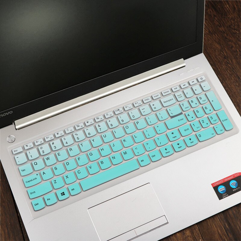 Notebook Keyboard Cover Protector Skin For Lenovo Ideapad 310 15 510 15 110 15 17 Laptop 15'' 15.6 Inch Laptop Accessories: Gradual Mint