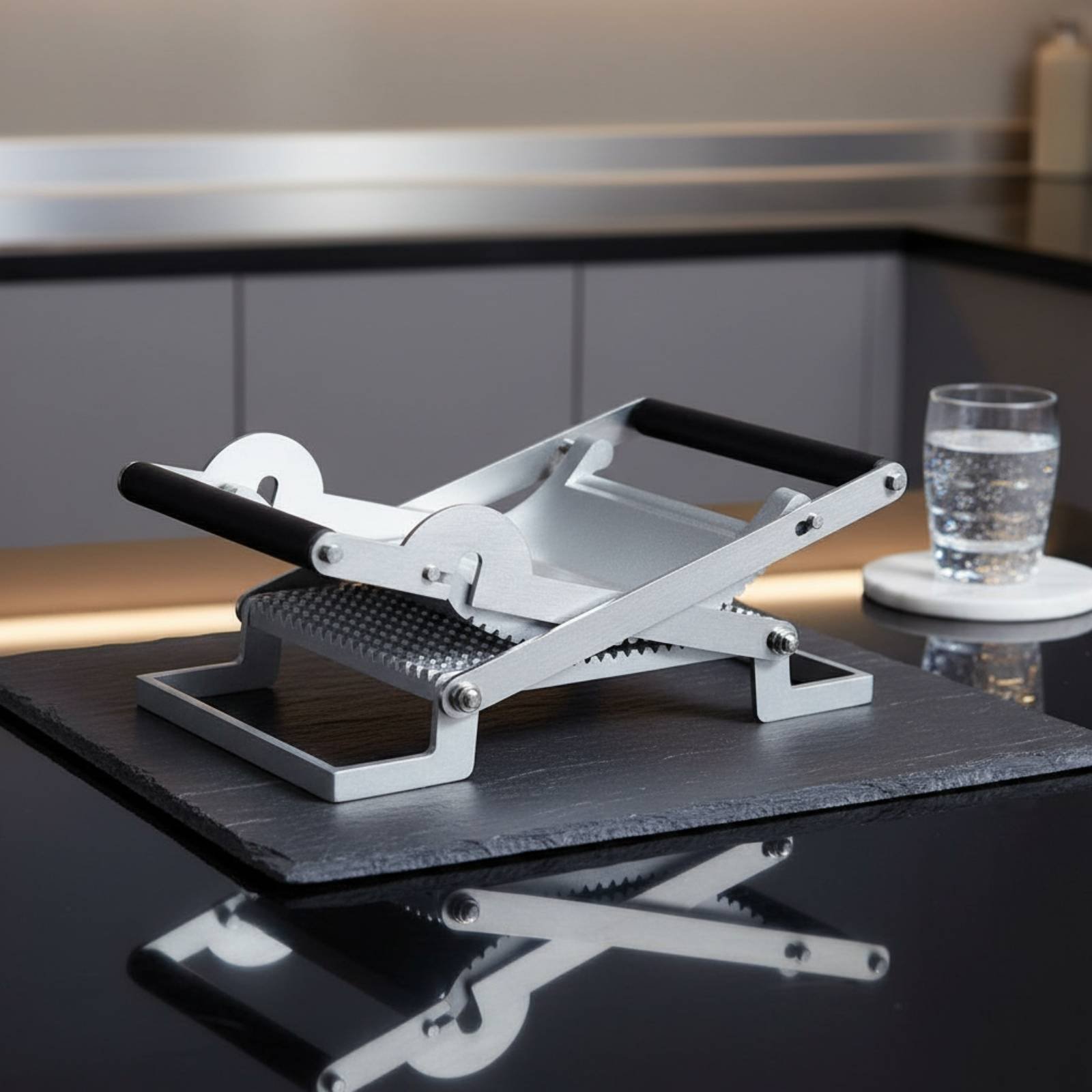 Manual Meat Tenderizer Tenderizes and Flattens Meat Flattener Press Schnitzel Fabricator Press Enhances Marinade Absorption