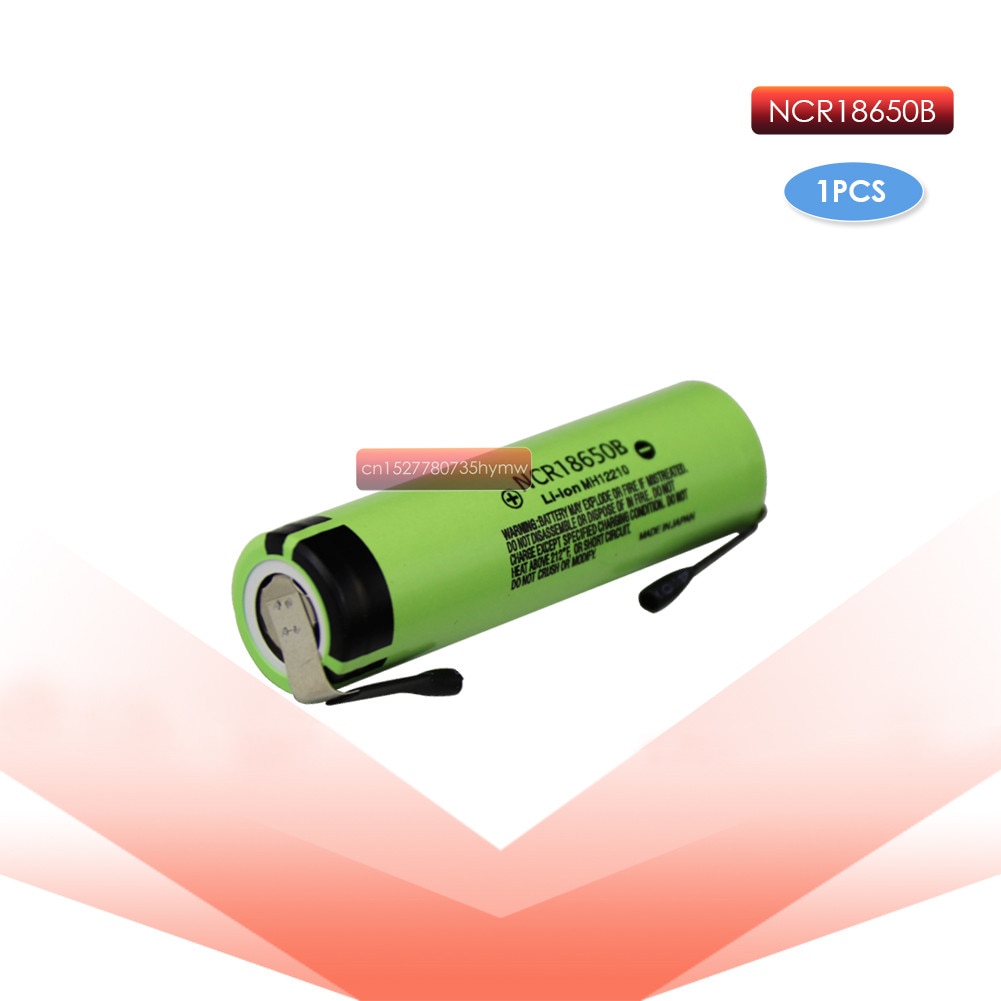 Panasonic Original NCR18650B 3.7v 3400mah 18650 Lithium Rechargeable Battery Welding Nickel Sheet batteries