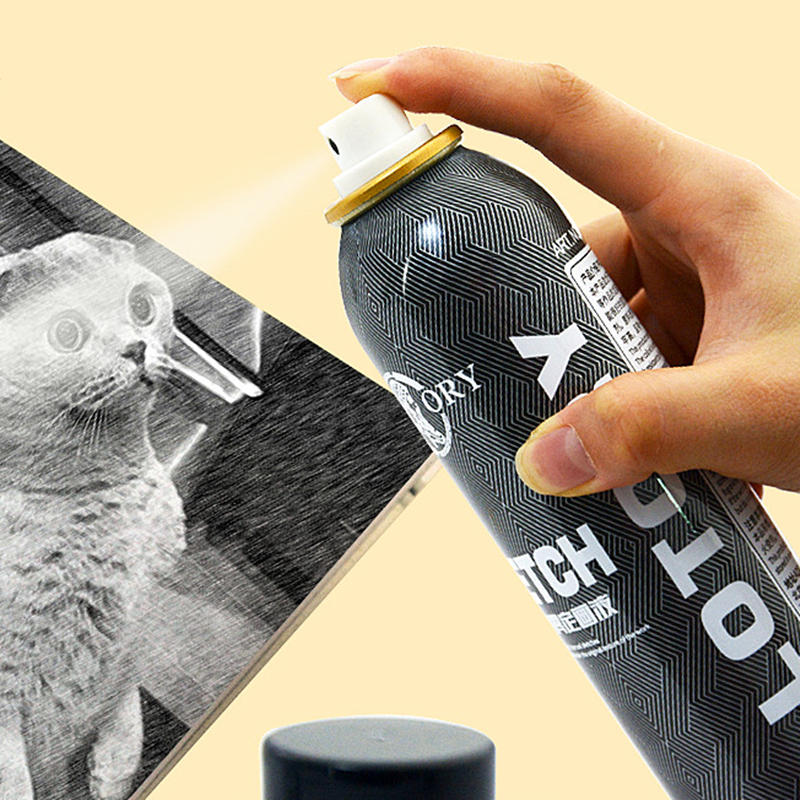 255ml Sketch Spray Fixed Painting Liquid Tasteless Universal Watercolor Gouache Oil Painting Color Lead Waterproof Fixing Agent