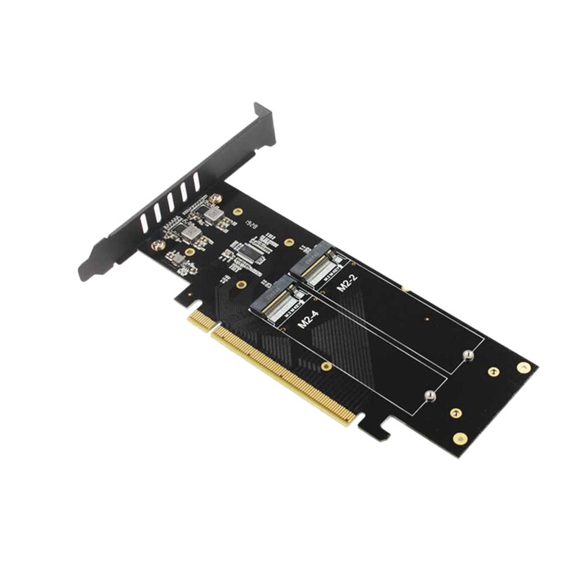 IHyper M.2 X16 À 4X NVME PCIE3.0 GEN3 X16 À 4XNVME RAID Carte PCI-E VROC Carte RAID Hyper M.2X16 M2X16 4X X4 NVMEx4 RAID: Default Title