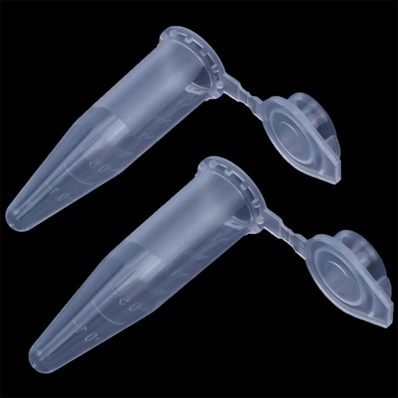 25 stk x plastikrør plastcentrifugerør af laboratoriegennemsigtigt centrifugerør med skala 1.5ml