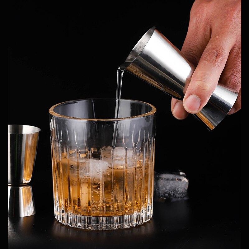 Podwójny dozownik robić kubków ze stali nierdzewnej robić pomiaru alkoholu koktajl bar bistro 40 / 20cc